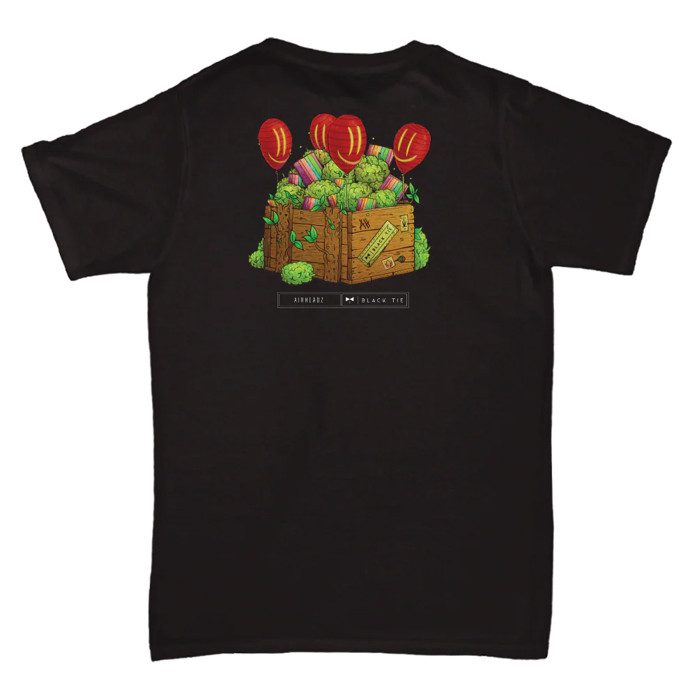 Airheadz (GREENHOUSE) THC-A Flower T-Shirt | Black Tie Strain Apparel
