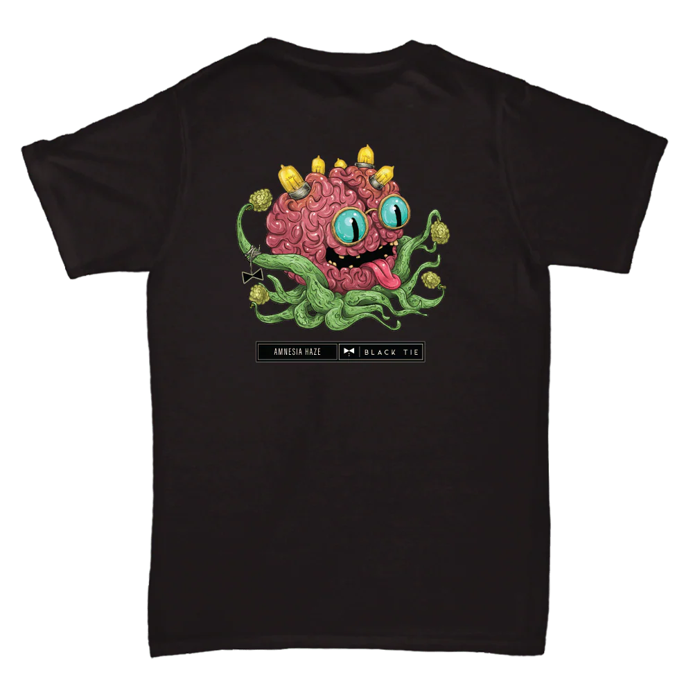 Amnesia Haze THC-A Badder T-Shirt | Black Tie Strain Apparel