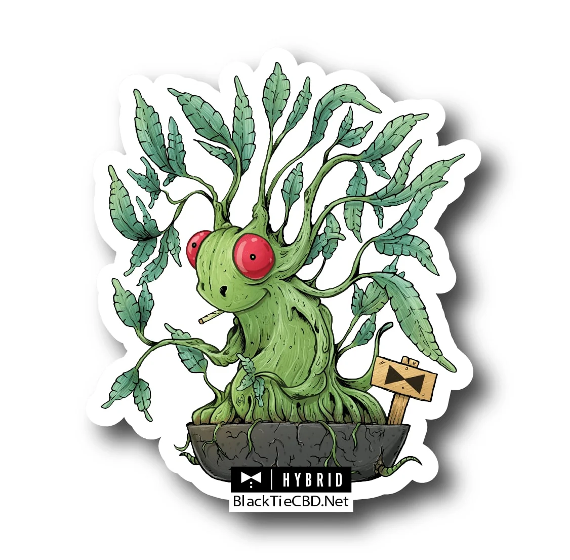 Animal Tree Strain Sticker | Vinyl Sticker (3" x 2.5")