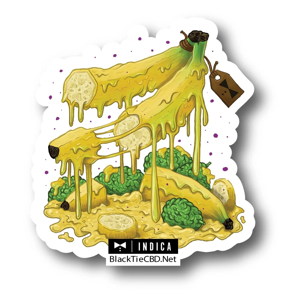 Banana Cream Strain Sticker | Vinyl Sticker (3" x 2.5")