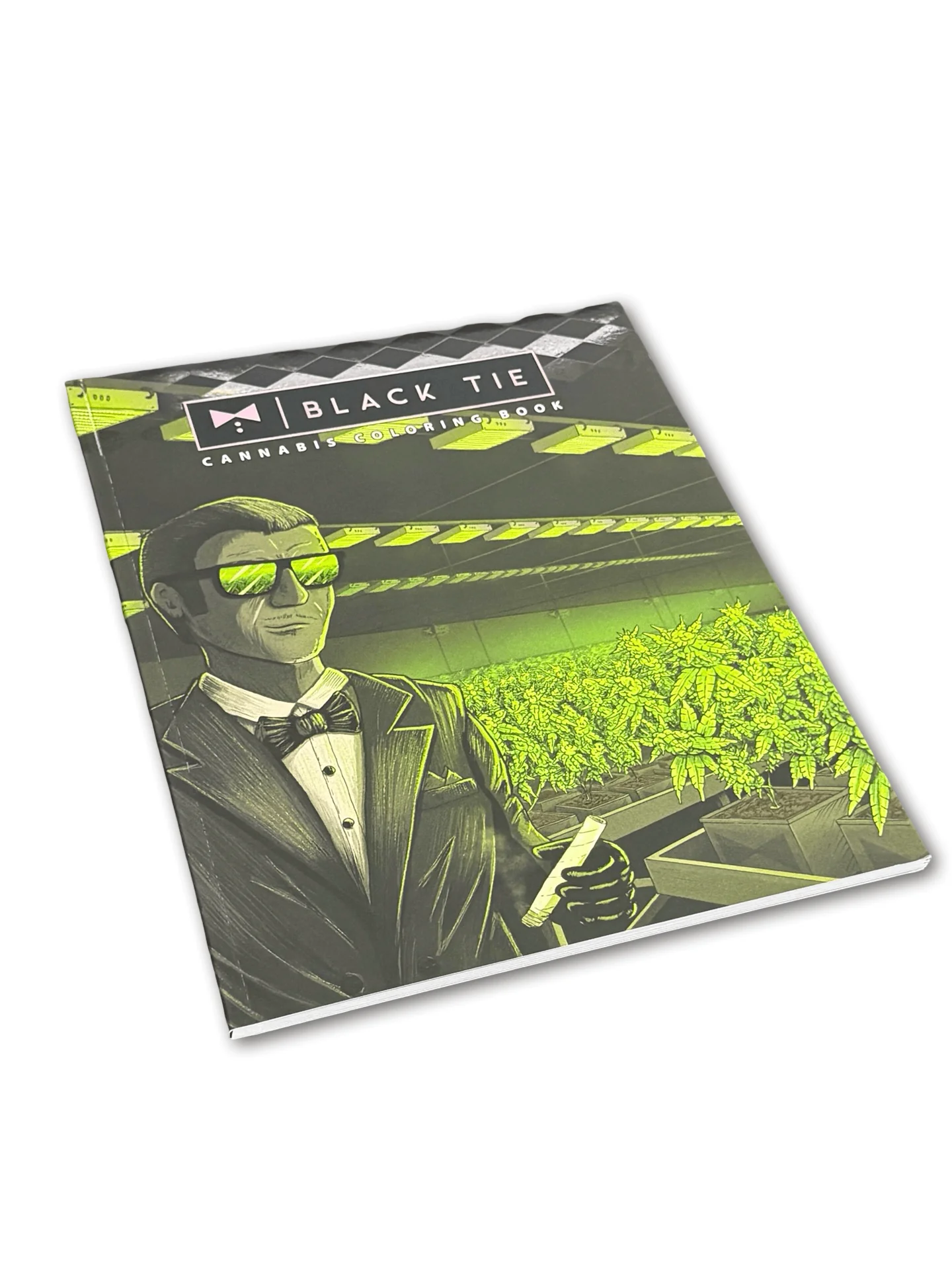 BLACK TIE® Cannabis Coloring Book – Collector’s Edition | 36 Strains + Stickers - Image 2