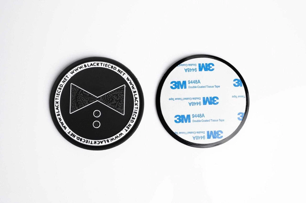 Black Tie CBD Rubber (PVC) Patch - Image 4