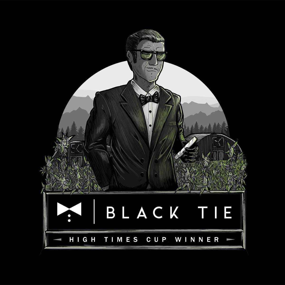 BLACK TIE HIGH TIMES CUP WINNER - STONED.PEN T-SHIRT COLLAB - Image 3