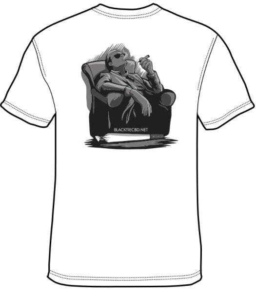 Black Tie Smoker's T-Shirt - Image 3