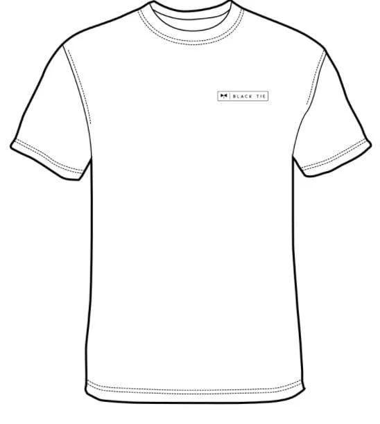 Black Tie Smoker's T-Shirt - Image 4