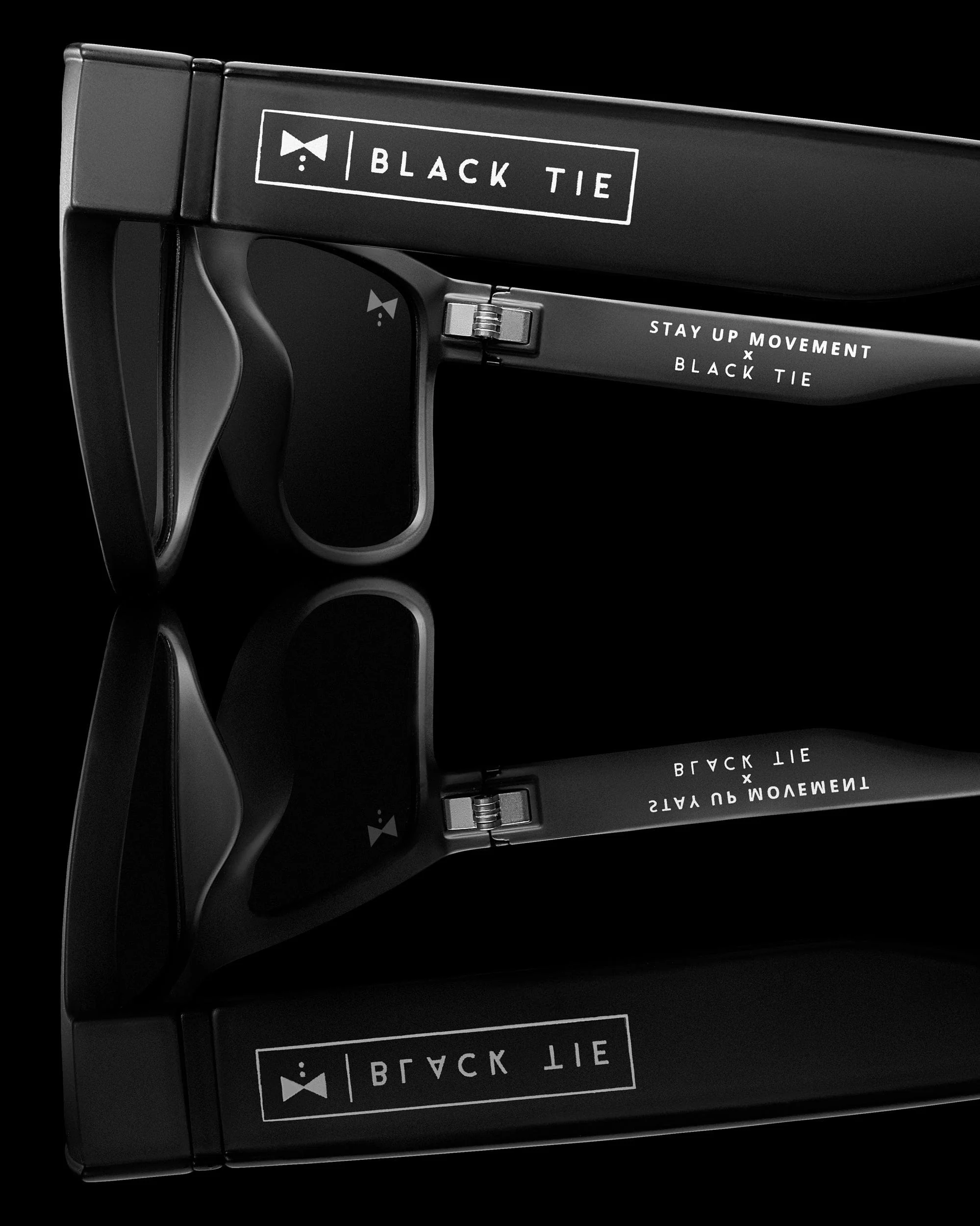 Black Tie x Stay Up Movement Sunglasses - Image 2