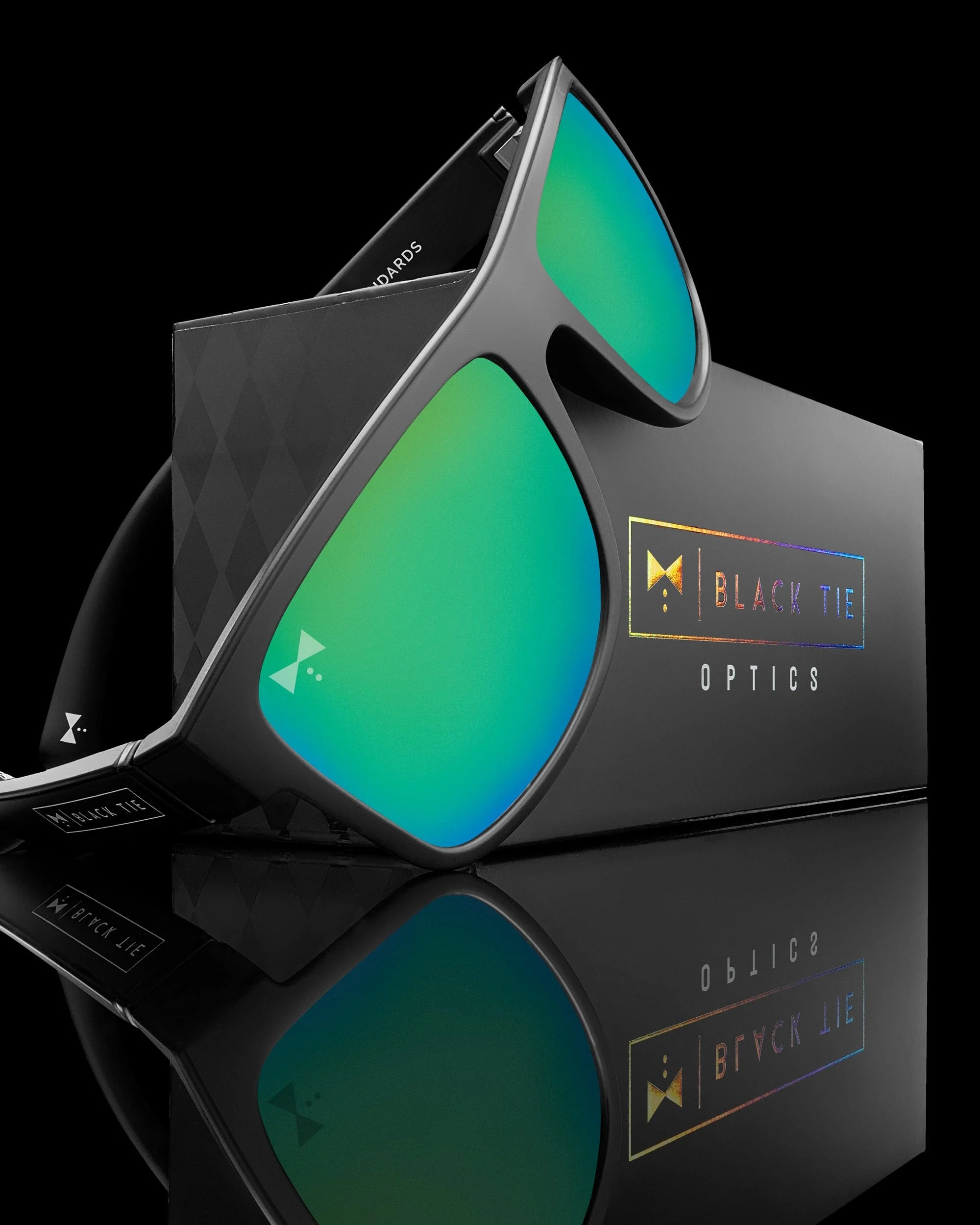 Black Tie x Stay Up Movement Sunglasses - Image 3
