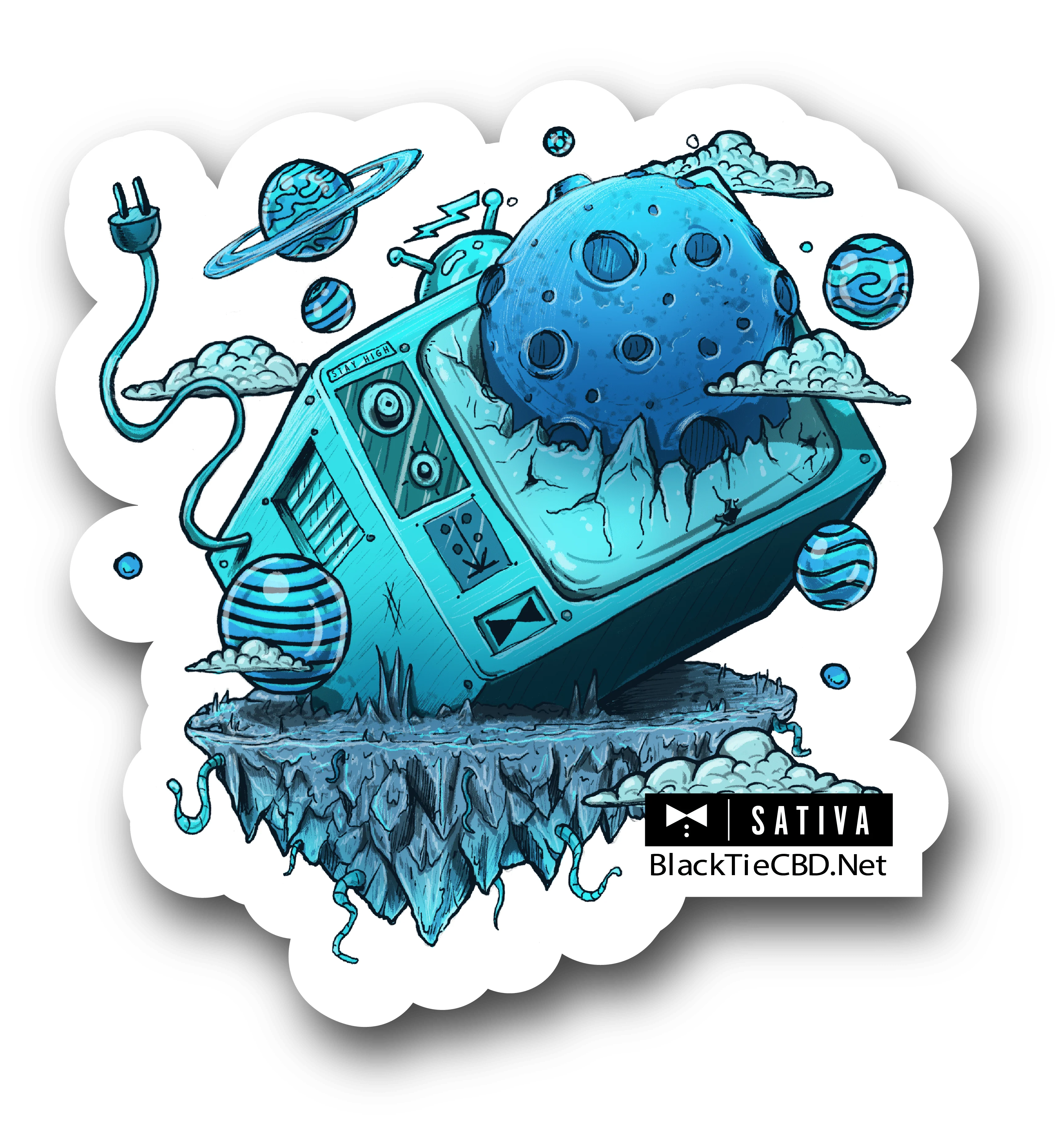 Blue Dream Strain Sticker | Vinyl Sticker (3" x 2.5")