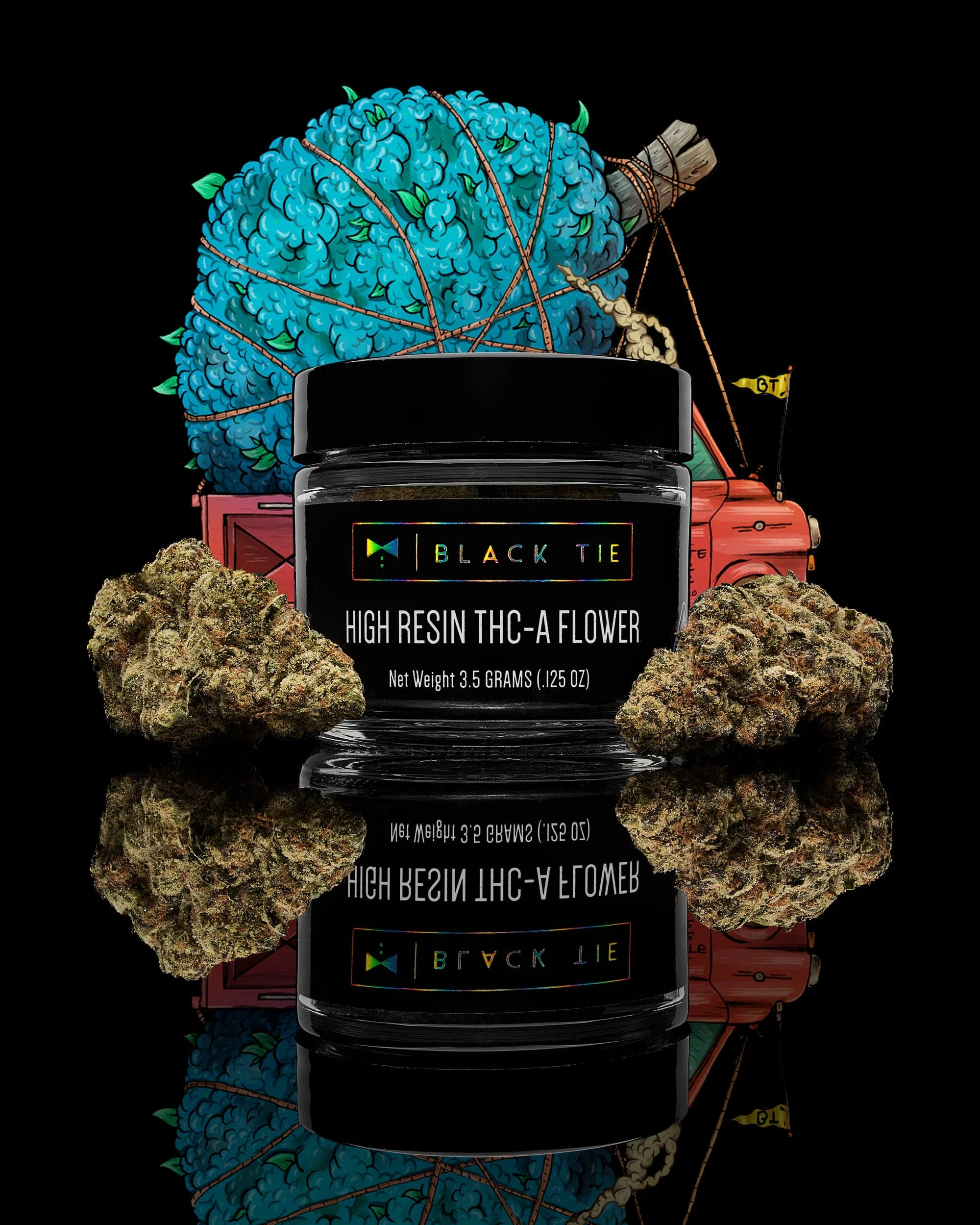 BLUE METEORITE (LIGHT DEP) THC-A Flower - Image 3