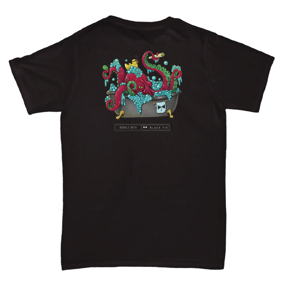 Bubble Bath (INDOOR) THC-A Flower T-Shirt | Black Tie Strain Apparel
