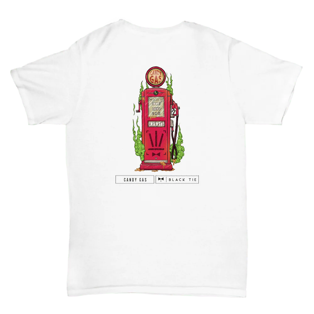 Candy Gas (INDOOR) THCA Flower T-Shirt | Black Tie Strain Apparel