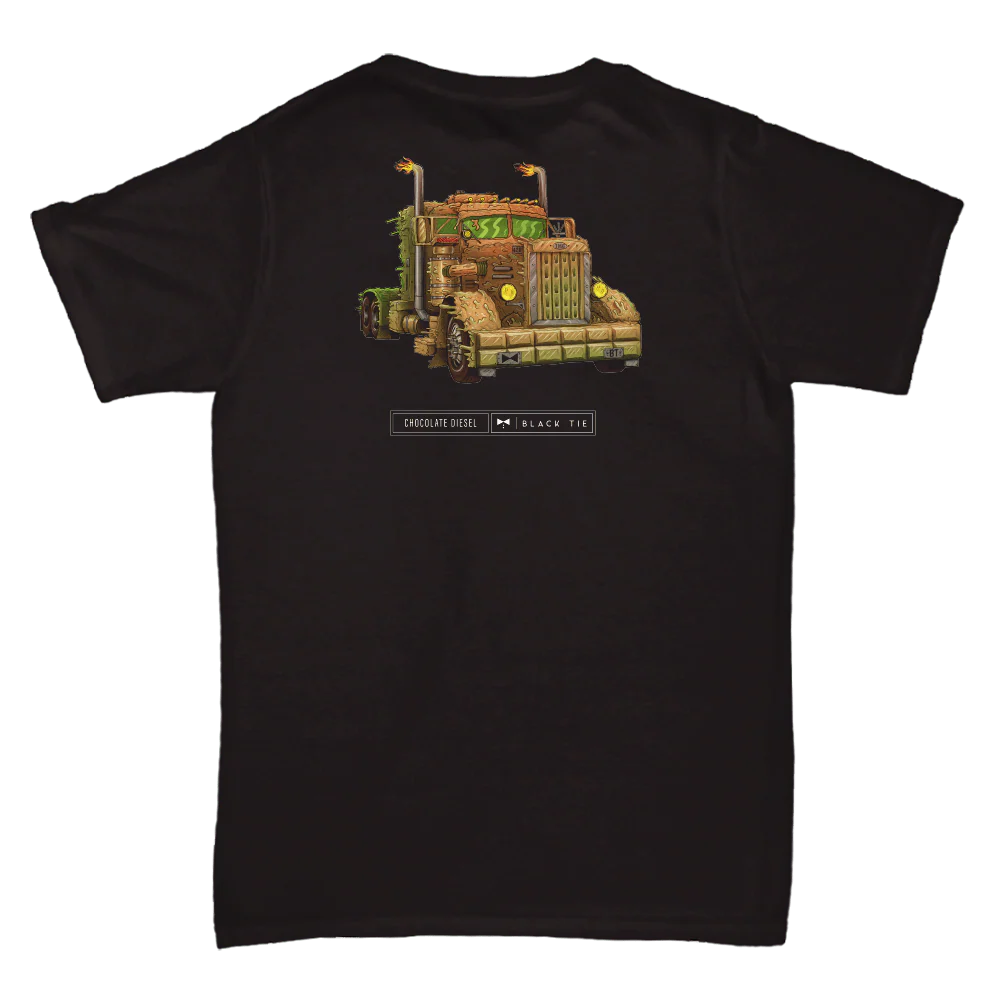 Chocolate Diesel THC-A Badder T-Shirt | Black Tie Strain Apparel