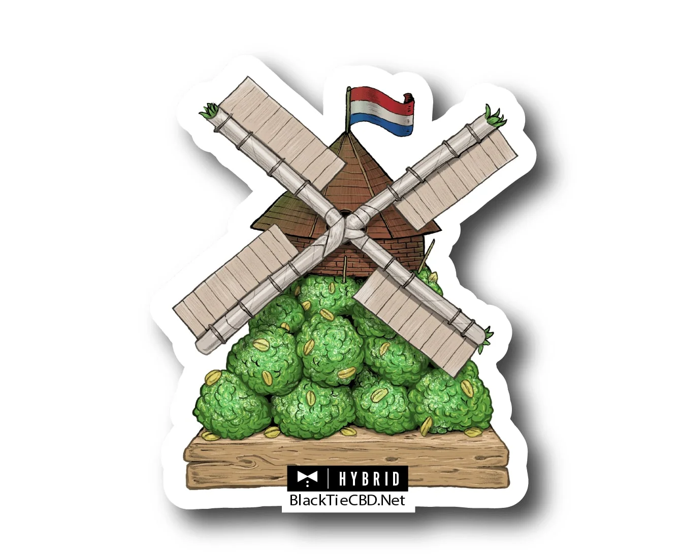 Dutch Treat Strain Sticker | Vinyl Sticker (3" x 2.5")