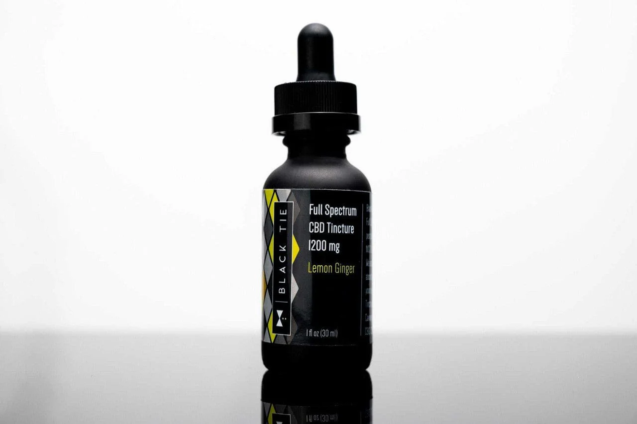 Full Spectrum CBD Tincture Lemon Ginger (1200mg) - Image 3