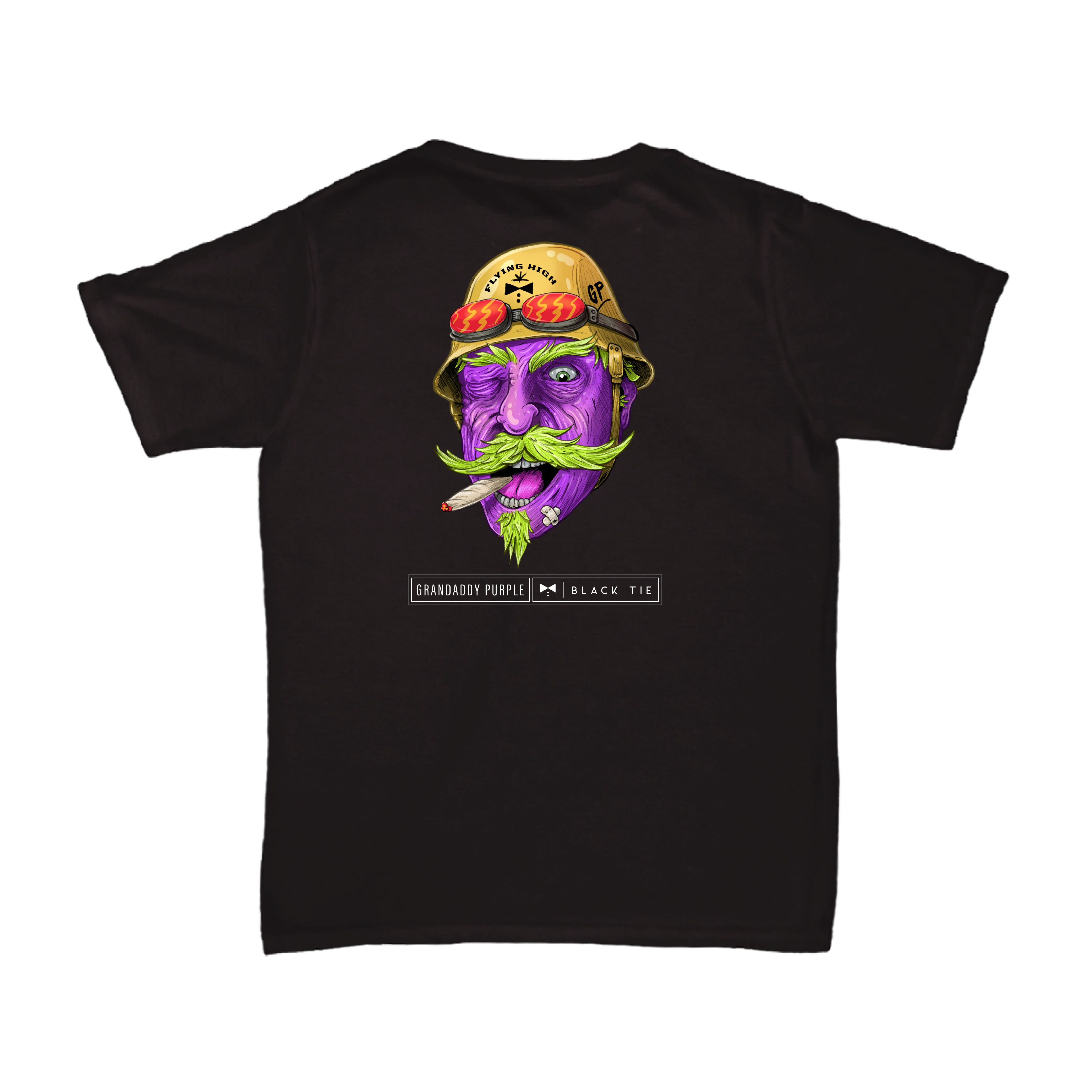 Granddaddy Purple (EXOTIC) THCA Flower T-Shirt | Black Tie Strain Apparel