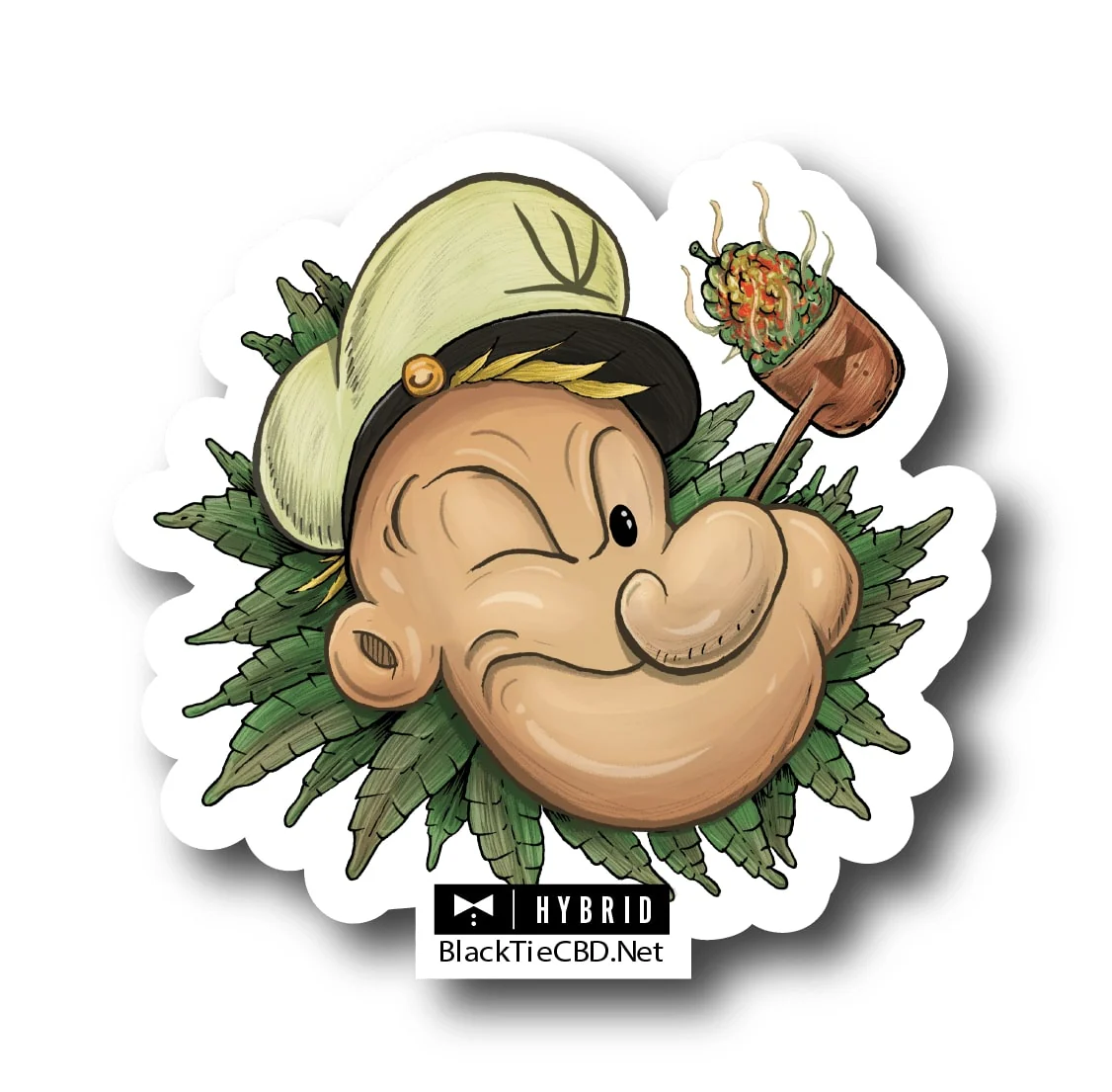 Popeye Runtz Strain Sticker | Vinyl Sticker (3" x 2.5")