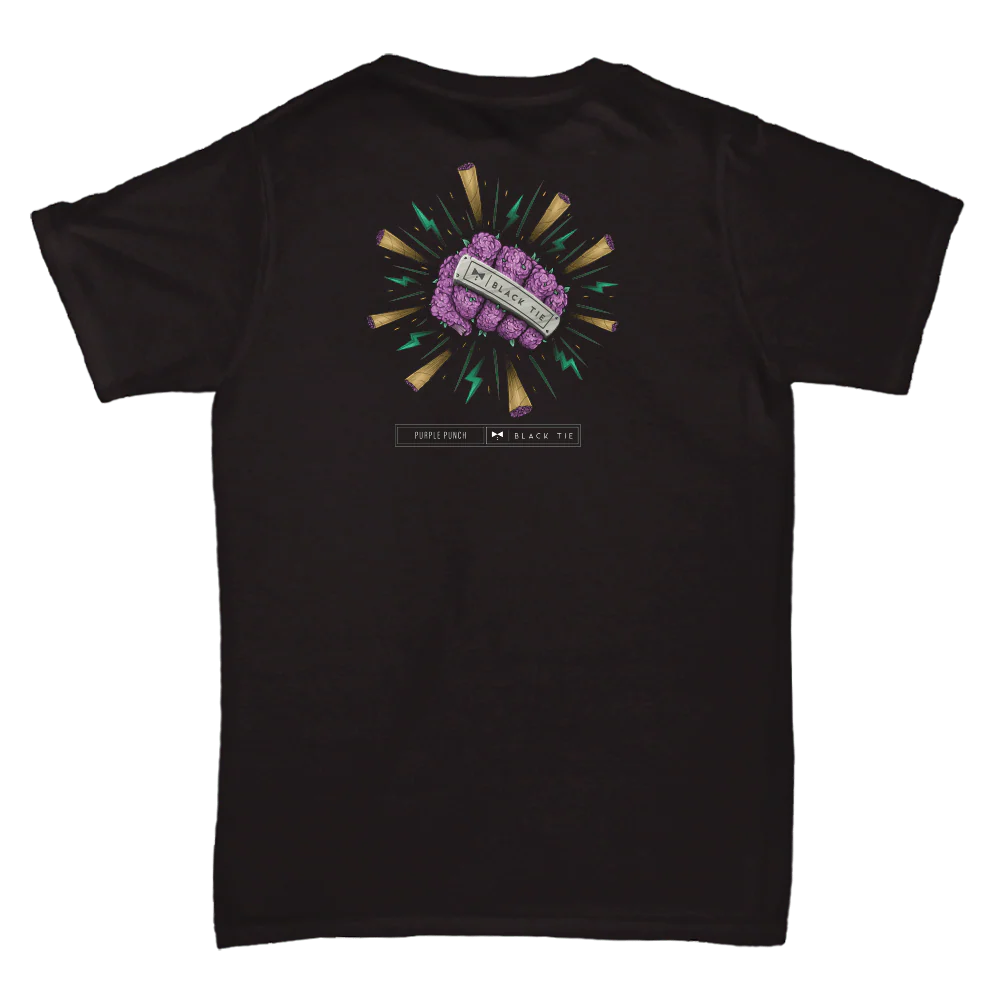 Purple Punch (INDOOR) THC-A Flower T-Shirt | Black Tie Strain Apparel