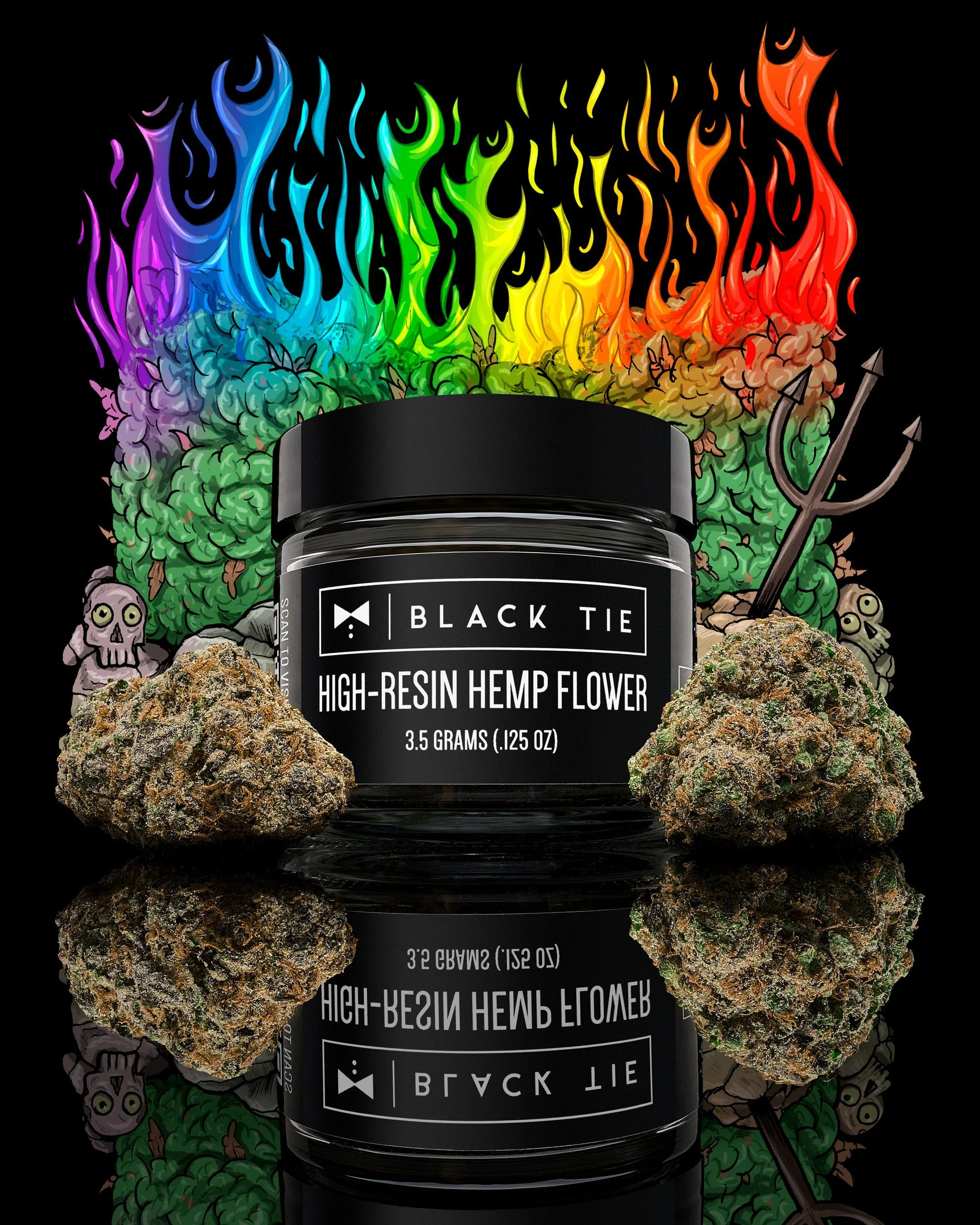 RAINBOW INFERNO (INDOOR) THC-A Flower - Image 3