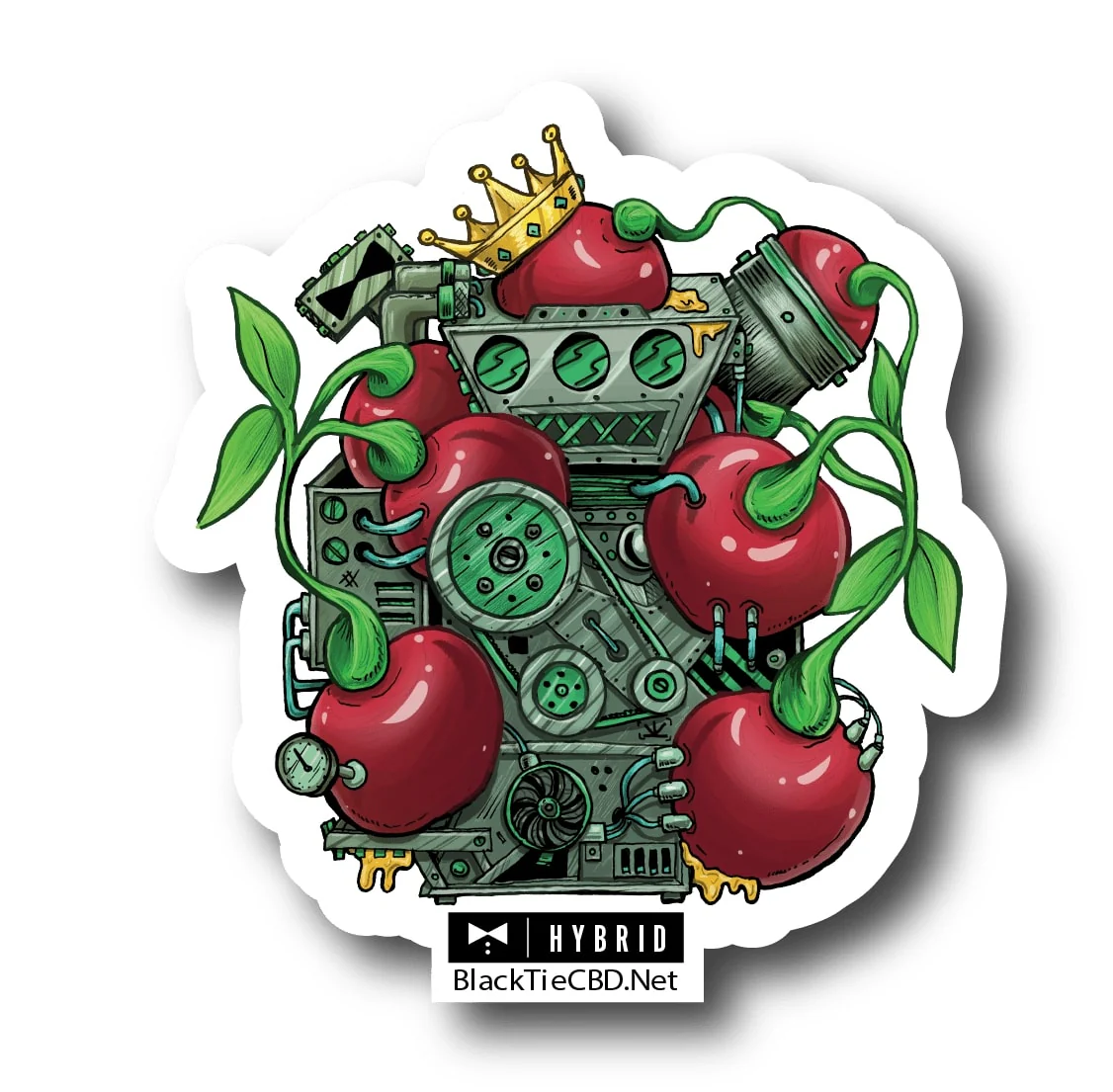 Royal Cherry Diesel Strain Sticker | Vinyl Sticker (3" x 2.5")