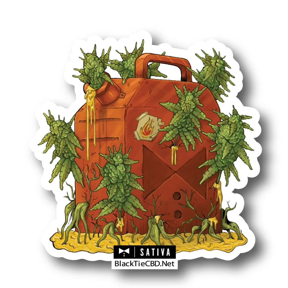 Sour Diesel Strain Sticker | Vinyl Sticker (3" x 2.5")