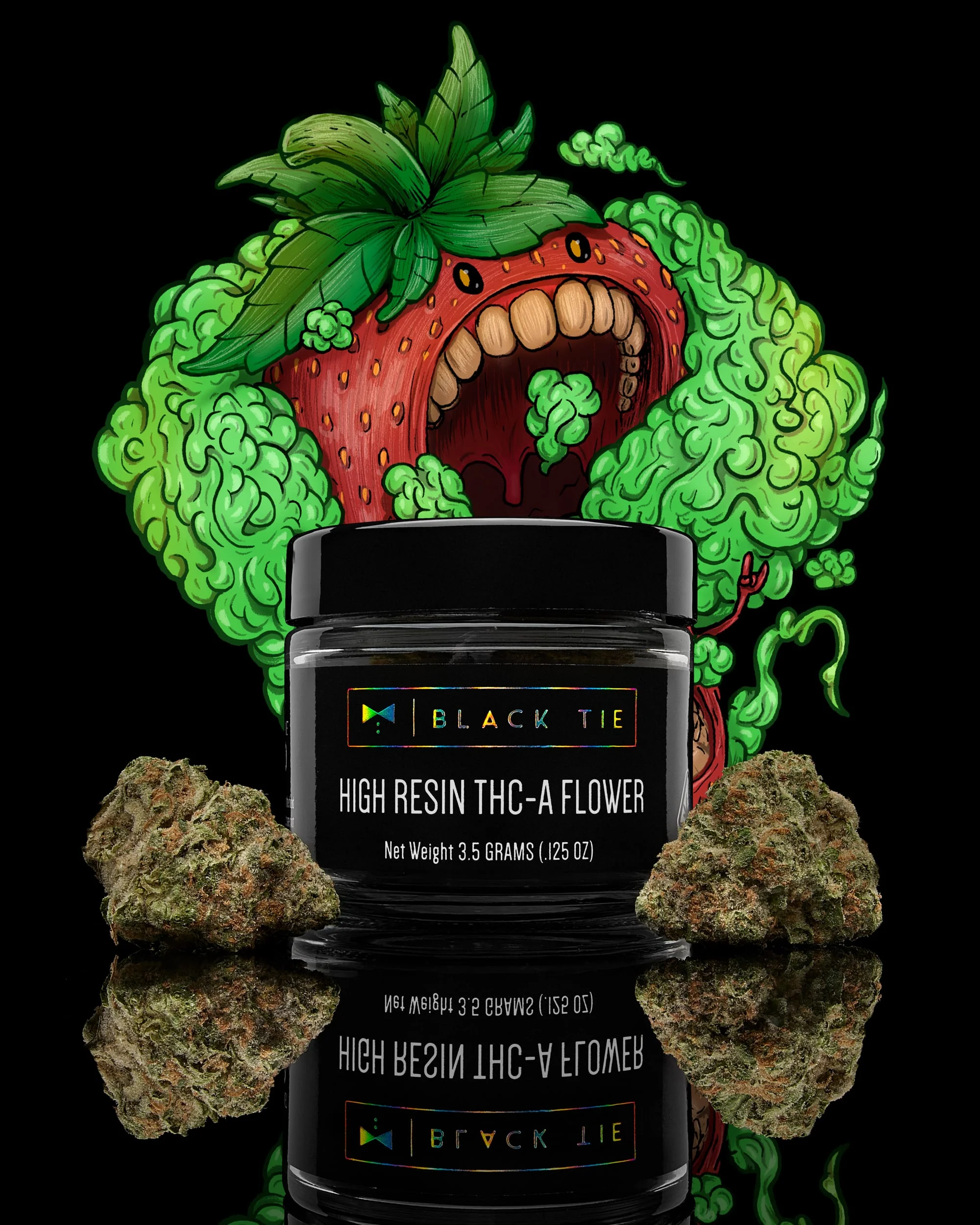 STRAWBERRY COUGH (LIGHT DEP) THC-A Flower - Image 3