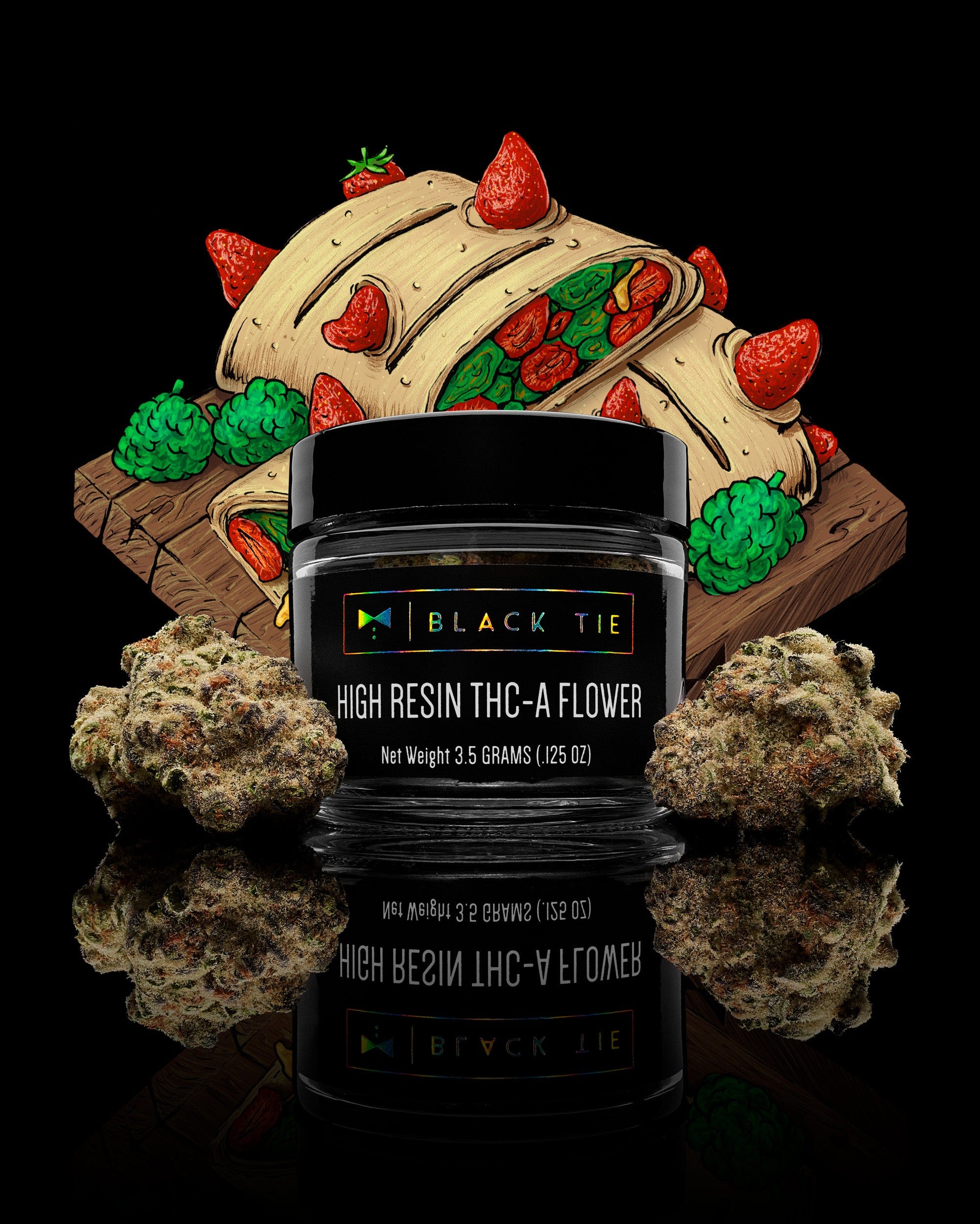 STRAWBERRY STRUDEL (INDOOR) THC-A Flower - Image 3