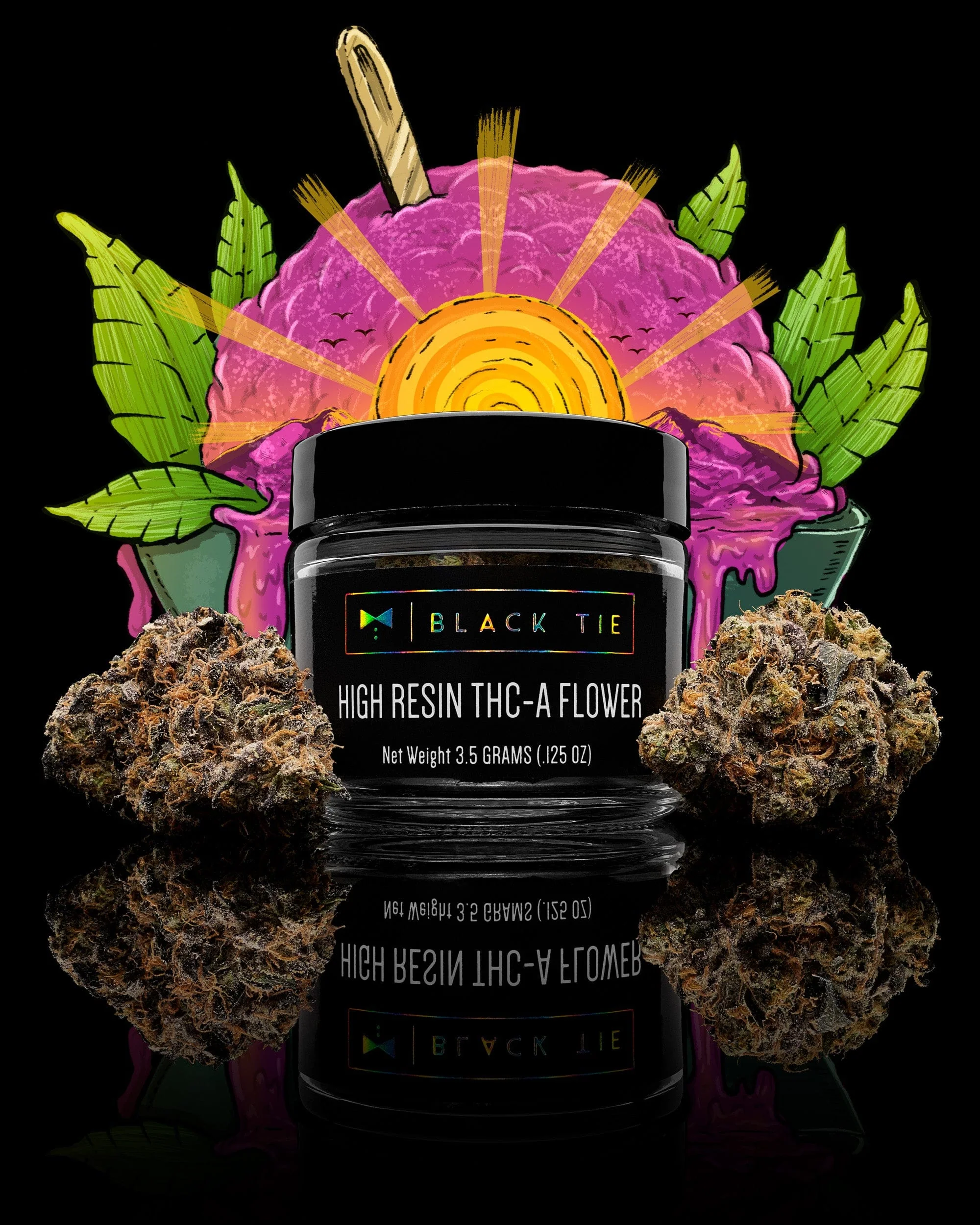 SUNSET SHERBERT (INDOOR) THC-A Flower - Image 3
