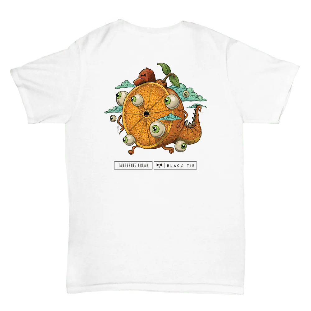 Tangerine Dream (GREENHOUSE) THC-A Flower T-Shirt | Black Tie Strain Apparel - Image 3