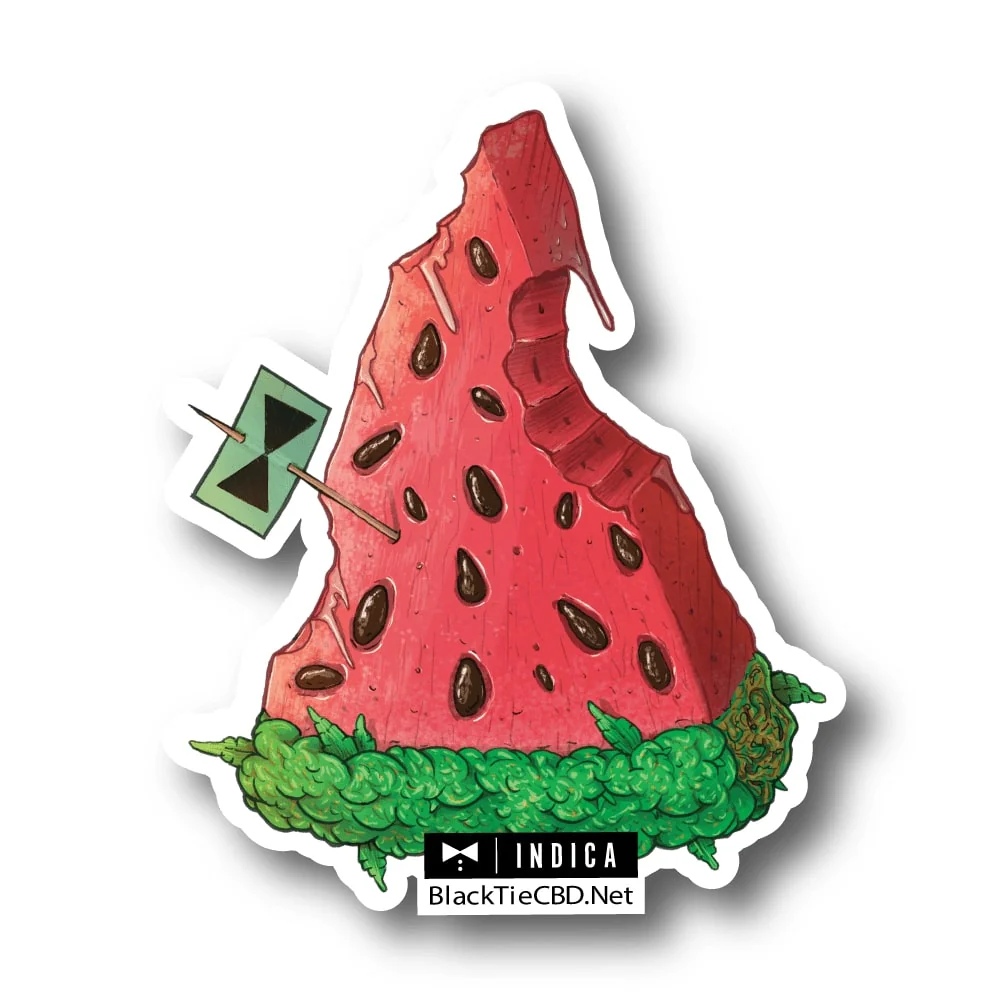 Watermelon OG Strain Sticker | Vinyl Sticker (3" x 2.5")
