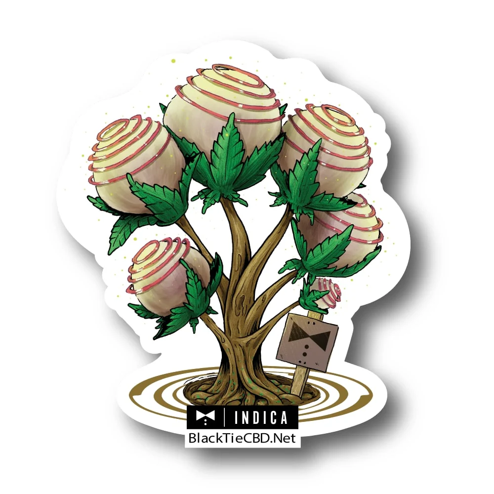 White Truffle Strain Sticker | Vinyl Sticker (3" x 2.5")